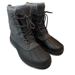 NORTIV 8 Men's Snow Boots Insulated Waterproof Rugged Duty Outdoor Size 13